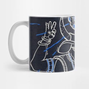 Holy Cow Blue Mug